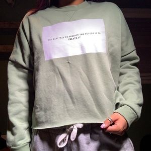 Crew neck sweatshirt